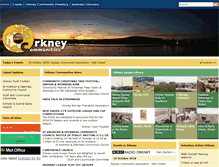 Tablet Screenshot of orkneycommunities.co.uk